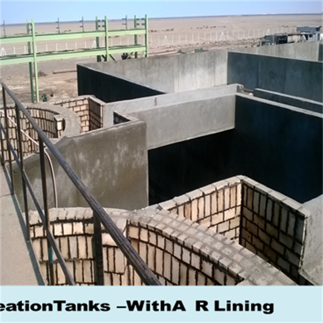 Effluent Treatment ETP STP plants concrete aeration tanks