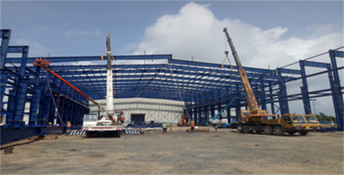 Heavy Industrial Factory Complexes under construction